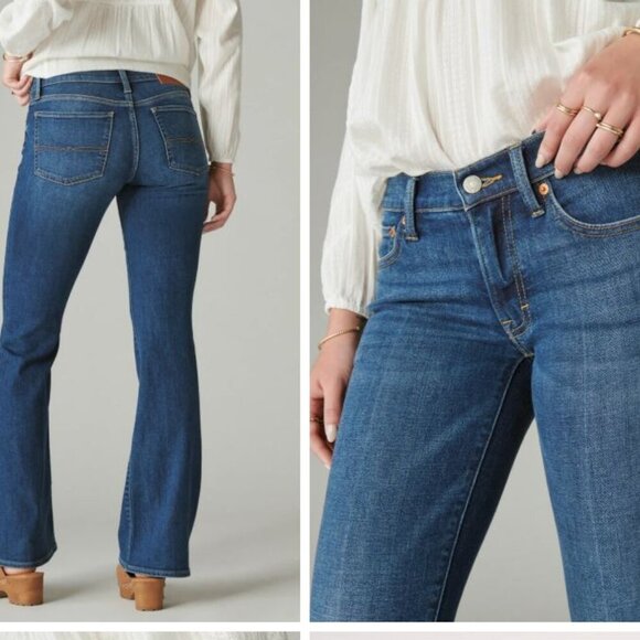 Lucky Brand Mid Rise Sweet Flare Jeans - Picture 2 of 9